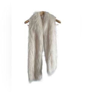 Long fur scarf
